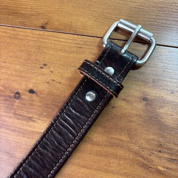 A Better Belt USA Mens 36 Brown Thick Sturdy Gun Belt Hand Made in Texas, USA - Picture 4 of 7